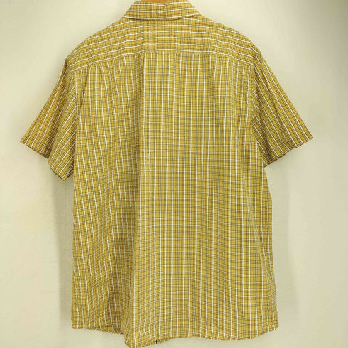 エルエルビーン L.L.Bean オーガニックコットン シアサッカー 半袖 チェックシャツ メンズ import:XL