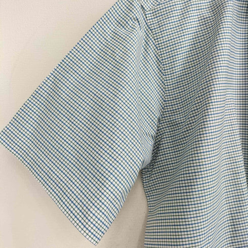エルエルビーン L.L.Bean WRINKLE FREE TRADITIONAL FIT コットン 半袖 チェックシャツ メンズ 16 1/2