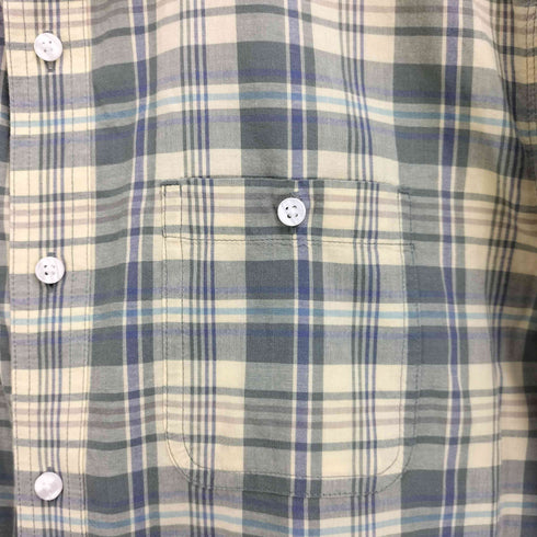 エルエルビーン L.L.Bean 半袖 コットン チェックシャツ メンズ import:L