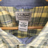 エルエルビーン L.L.Bean 半袖 コットン チェックシャツ メンズ import:L