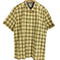 エルエルビーン L.L.Bean SLIGHTY FITTED コットン 半袖 開襟 チェックシャツ メンズ import:L