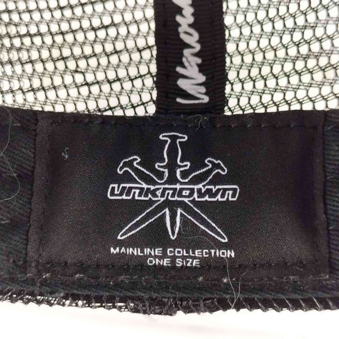アンノウンロンドン UNKNOWN LONDON DAGGER RHINESTONE COTTON TWILL CAP ダガー ラインストーン コットンツイル キャップ メンズ ONE SIZE