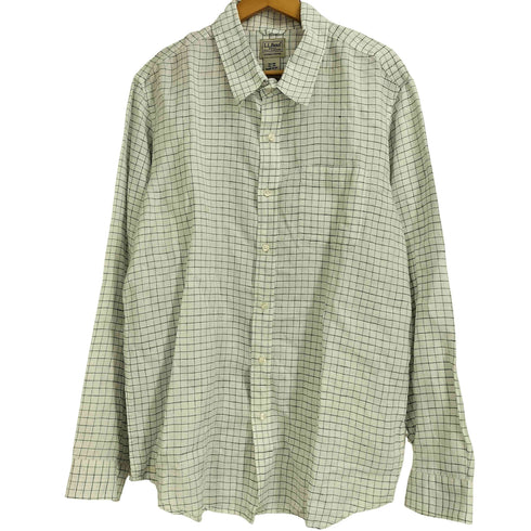 エルエルビーン L.L.Bean リネンチェックシャツ メンズ XXL