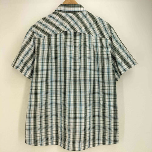 エルエルビーン L.L.Bean ジップデザインポケット 半袖 チェックシャツ メンズ XXL