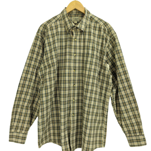 エルエルビーン L.L.Bean コットン ボタンダウン チェックシャツ メンズ import:L