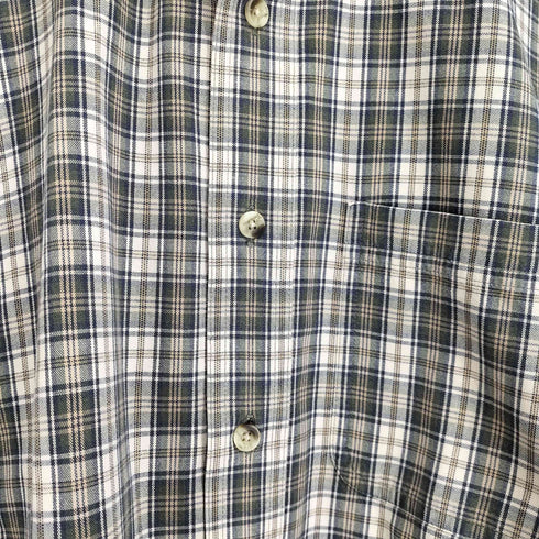 エルエルビーン L.L.Bean コットン ボタンダウン チェックシャツ メンズ import:L