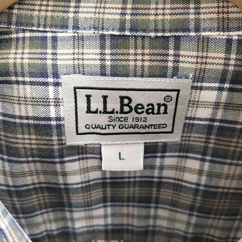 エルエルビーン L.L.Bean コットン ボタンダウン チェックシャツ メンズ import:L