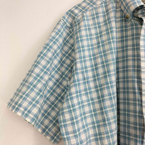 エルエルビーン L.L.Bean TRADITIONAL FIT コットン 半袖 ボタンダウン チェックシャツ メンズ import:L