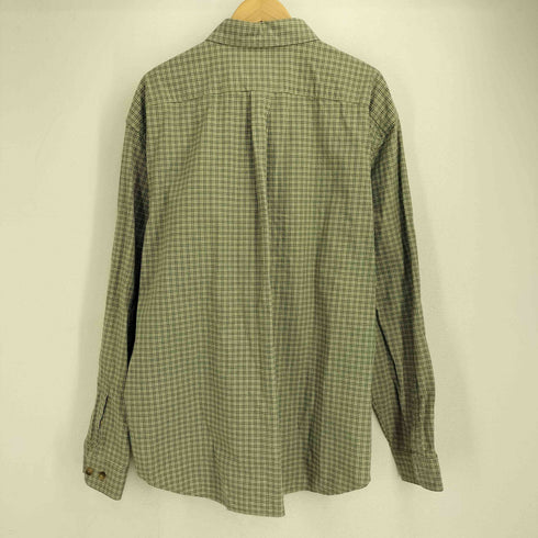 エディーバウアー Eddie Bauer 長袖ボタンダウン チェックシャツ メンズ import:XL