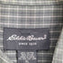 エディーバウアー Eddie Bauer ナイロンコットン ボタンダウン半袖チェックシャツ メンズ import:XL