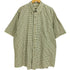 エディーバウアー Eddie Bauer ボタンダウン半袖チェックシャツ メンズ import:L