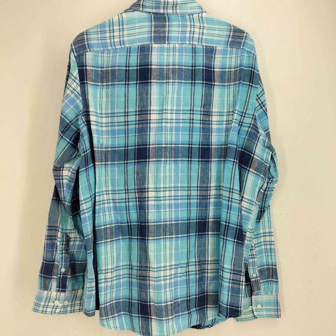 エルエルビーン L.L.Bean リネン チェック シャツ メンズ XXL