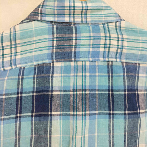 エルエルビーン L.L.Bean リネン チェック シャツ メンズ XXL