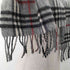 バーバリーロンドン BURBERRY LONDON MADE IN ENGLAND ウール100% ノバチェックフリンジマフラー レディース