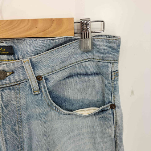 ポロラルフローレン POLO RALPH LAUREN アイスウォッシュ ストレートデニムパンツ メンズ 31×32