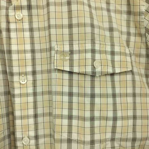 ティンバーランド Timberland ボックスシルエット 半袖チェックシャツ メンズ import:XL