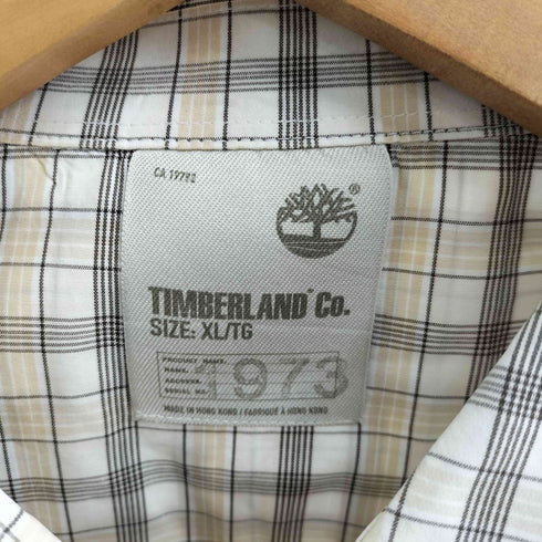 ティンバーランド Timberland ボックスシルエット 半袖チェックシャツ メンズ import:XL