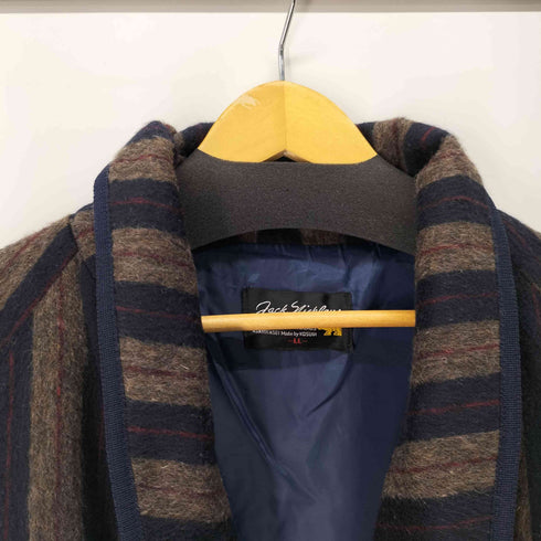 ジャックニクラス jack nicklaus ボーダーガウンコート メンズ LL