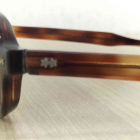 60S~ H.O.F THE HOUSE OF FRAMES オーバル型 サングラス メンズ 4-5 1/2