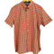 エルエルビーンシグネチャー L.L.Bean SIGNATURE リネン混 ボックスシルエット ボタンダウン半袖チェックシャツ メンズ import:L