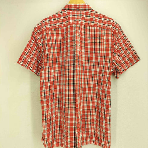エルエルビーンシグネチャー L.L.Bean SIGNATURE リネン混 ボックスシルエット ボタンダウン半袖チェックシャツ メンズ import:L