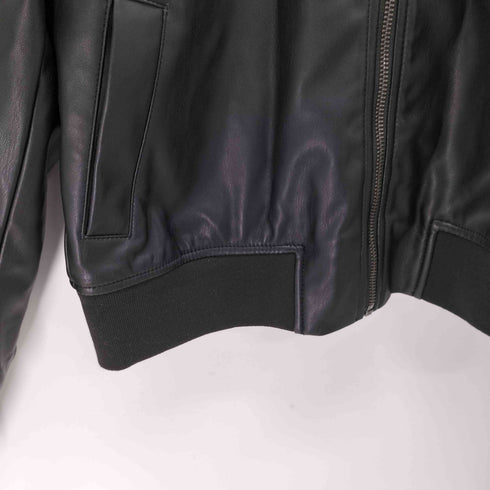 ギャップ Gap フェイクレザーボンバージャケット レディース import:XS