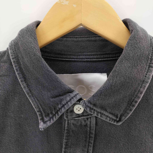 コス COS デニムオーバーサイズ 半袖シャツ メンズ JPN:L