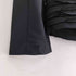 トリココムデギャルソン tricot COMME des GARCONS 01ss ボタンレス ウールギャバ フリル テーラードジャケット レディース JPN:M