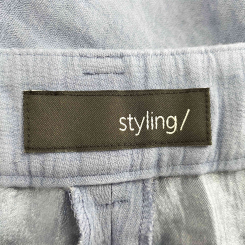 スタイリング styling バックサテンパンツ レディース 1