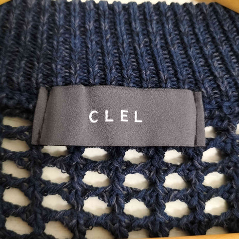 クレイル CLEL Watermark Knitting Loose Mesh Vest 透かし編み ルーズ メッシュニットベスト メンズ JPN:S