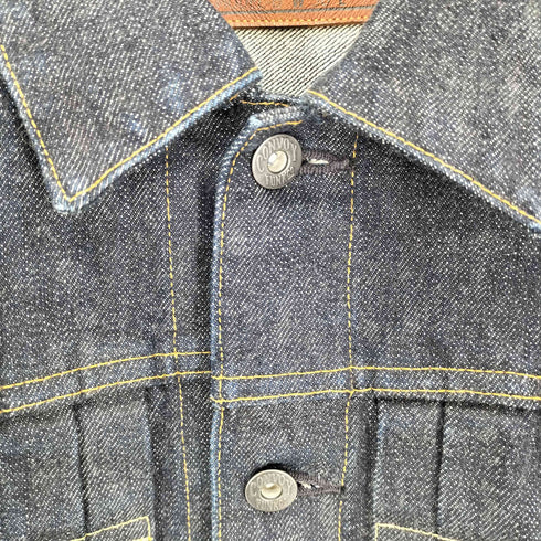ラディアル RADIALL 13AW 2nd TYPE セカンド 型 トラッカー デニム ジャケット インディゴ メンズ 38