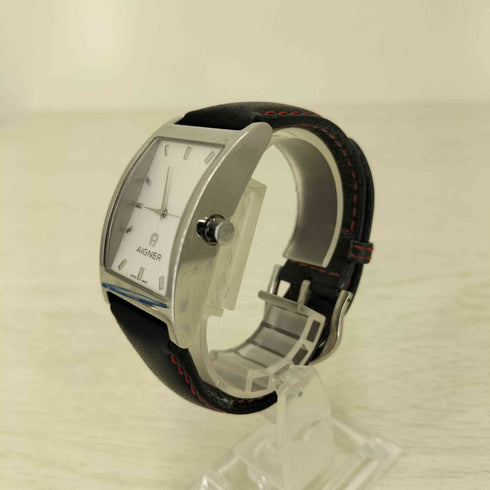 アイグナー AIGNER A03100 Modena クォーツ レザーバンド 腕時計 メンズ