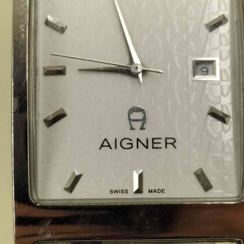 アイグナー AIGNER A03100 Modena クォーツ レザーバンド 腕時計 メンズ