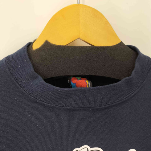 90S USA製 キャラクターラバープリントクルーネックスウェット メンズ import:XL