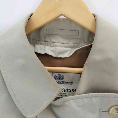 アクアスキュータム AQUASCUTUM イングランド製 チェックライナー付き トレンチコート メンズ