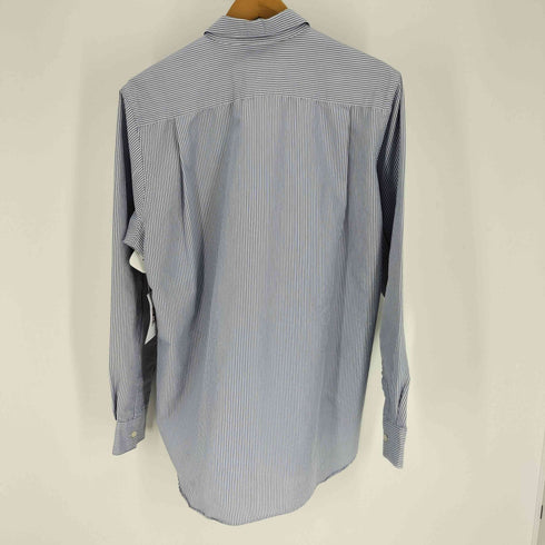 コムデギャルソンシャツ COMME des GARCONS SHIRT 90-00S フランス製 ジップアップ ストライプ シャツ ジャケット メンズ JPN:M