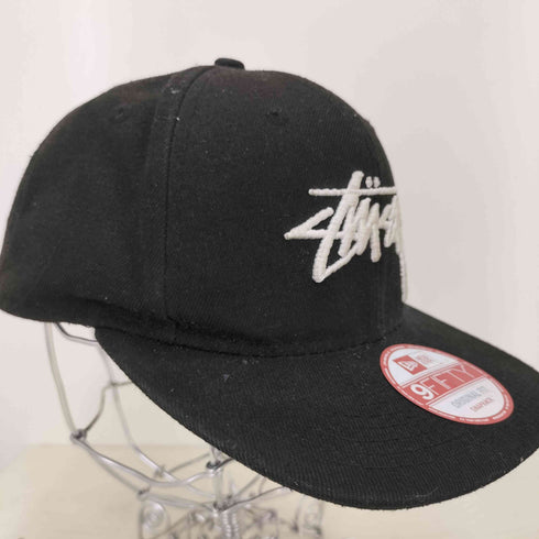 ステューシー Stussy 9FIFTY ORIGINAL FIT SNAPBACK Stock Logo Baseball Cap ストックロゴ 刺繍 ベースボール キャップ メンズ