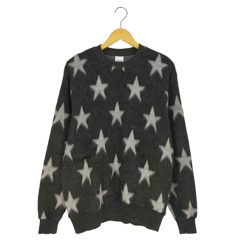ザラ ZARA 星柄 スター アクリル シャギーニット メンズ import:L