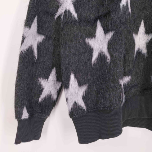 ザラ ZARA 星柄 スター アクリル シャギーニット メンズ import:L