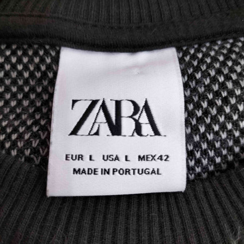 ザラ ZARA 星柄 スター アクリル シャギーニット メンズ import:L