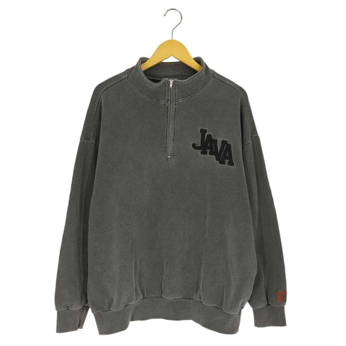 ジャバ JaVa こなれヴインテージ。刺繍ハーフジッププルオーバー レディース JPN:M