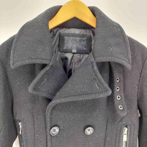 ジャックローズ JACKROSE Luv maison Excella エクセラ ジップ ウール ナイロン ダブル ライダース ジャケット メンズ JPN:44