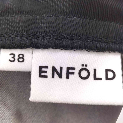 エンフォルド ENFOLD 24AW WIDE TROUSERS レディース 38