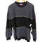 ヘルレイザー HELLRAZOR BIG STRIPE CREW KNIT ビッグ ストライプ クルーネック ニット メンズ