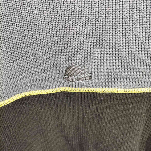 ヘルレイザー HELLRAZOR BIG STRIPE CREW KNIT ビッグ ストライプ クルーネック ニット メンズ