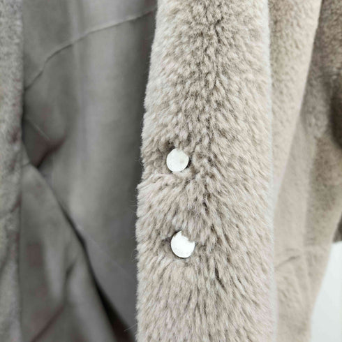 エレンディーク ELENDEEK Eco Mouton COAT エコ ムートン コート フェイクファー リバーシブル レディース 01