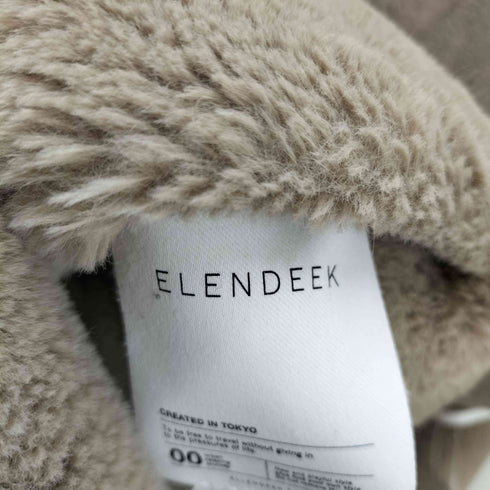 エレンディーク ELENDEEK Eco Mouton COAT エコ ムートン コート フェイクファー リバーシブル レディース 01