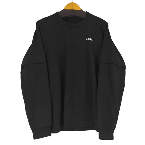 サカイ Sacai バックプリント L/S レイヤードカットソー メンズ 4