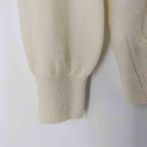 ランバンコレクション LANVIN COLLECTION 刺繍ロゴ タートルネック カシミヤセーター メンズ