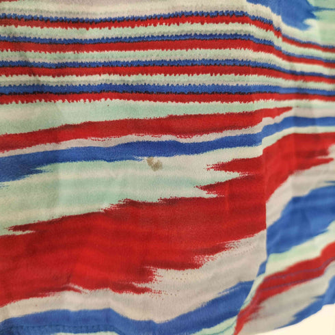ミッソーニ MISSONI イタリア製 総柄 サイケ シルク S/S Tシャツ レディース 44